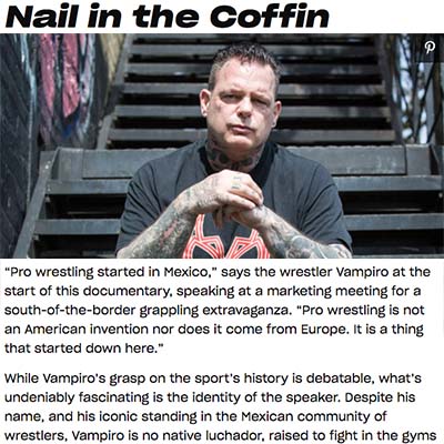 Nail in the Coffin captures how Milli Vanilli’s bodyguard became a Mexican wrestling icon: Review